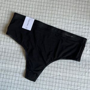 Calvin Klein High Waisted Thong Panties size S